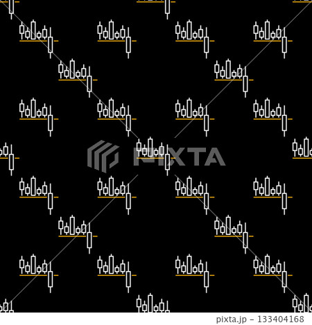 Trading Analysis vector Breakout Candlestick Chart seamless pattern in outline style Trading Analysis vector Breakout Candlestick Chart seamless pattern in outline style 133404168