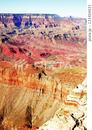 Hazy Sky Day At The Grand Canyon Arizona Hazy Sky Day At The Grand Canyon Arizona 133404831