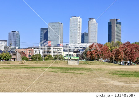 名古屋市、秋の米野公園 133405097