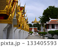 Golden Mount of Bangkok seen from Wat Ratchanatdaram, popular tourist attraction  133405593
