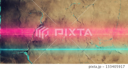 Distressed Texture With Horizontal Bands of Color 133405917