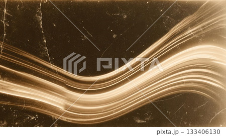 Abstract Golden Lines on Dark Background 133406130