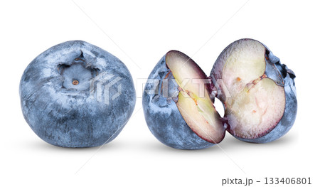 Fresh blueberry isolated on white background ( image from camera ) Fresh blueberry isolated on white background ( image from camera ) 133406801