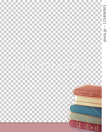Western-style books on the desk Western-style books on the desk 133406901