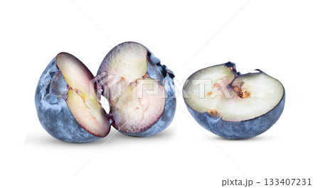 Fresh blueberry isolated on white background ( image from camera ) Fresh blueberry isolated on white background ( image from camera ) 133407231