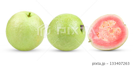 guava isolated on white background 133407263