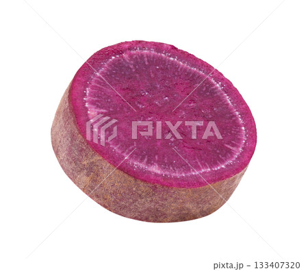 yam potato isolated on white background 133407320