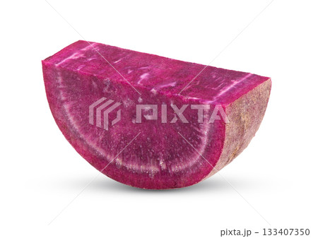 yam potato isolated on white background 133407350
