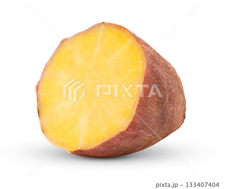 yam potato isolated on white background 133407404