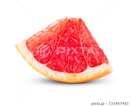 grapefruit isolated on white background grapefruit isolated on white background 133407483