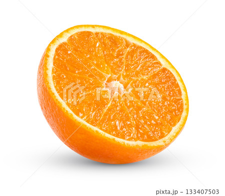 orange fruit isolated on white background orange fruit isolated on white background 133407503