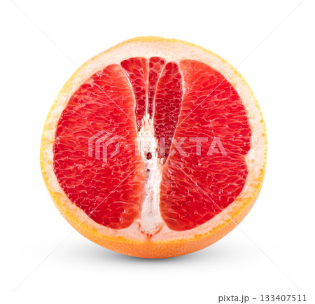 grapefruit isolated on white background 133407511