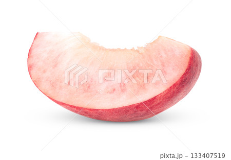 Peach isolated on white background Peach isolated on white background 133407519