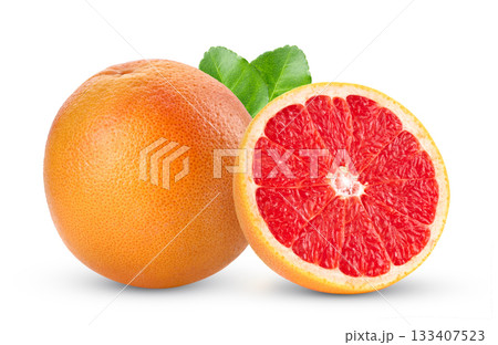 grapefruit isolated on white background 133407523