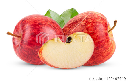 red apple isolated on white background red apple isolated on white background 133407649