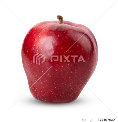 red apple isolated on white background red apple isolated on white background 133407682