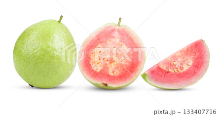 guava isolated on white background 133407716
