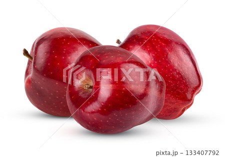 red apple isolated on white background red apple isolated on white background 133407792