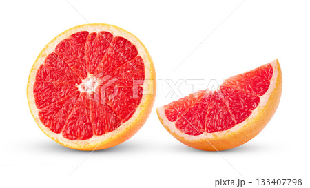grapefruit isolated on white background 133407798