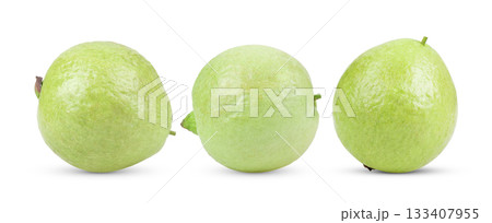guava isolated on white background guava isolated on white background 133407955