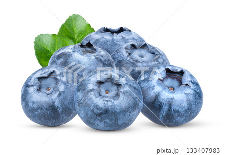 Fresh blueberry isolated on white background Fresh blueberry isolated on white background 133407983