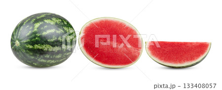 watermelon isolated on white background watermelon isolated on white background 133408057