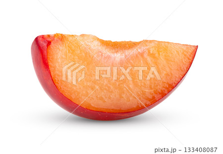 cherry plums isolated on white background cherry plums isolated on white background 133408087