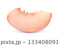 Pink Peach isolated on white background 133408091