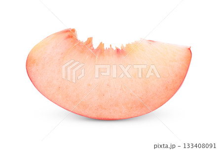 Pink Peach isolated on white background Pink Peach isolated on white background 133408091