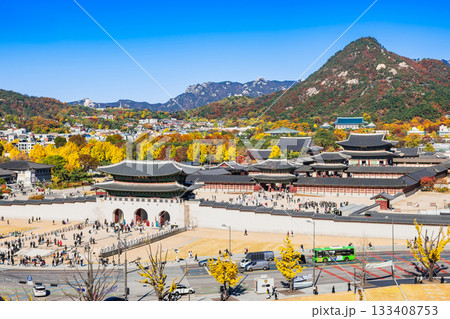 秋のソウル　景福宮（キョンボックン） 133408753