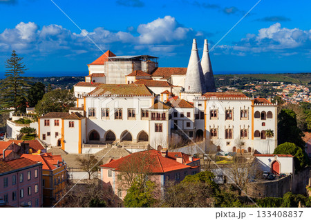National palace of Sintra in Portugal National palace of Sintra in Portugal 133408837