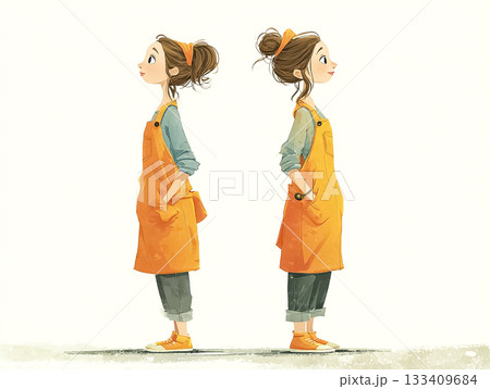 美優シリーズ：作業着姿の美優 133409684