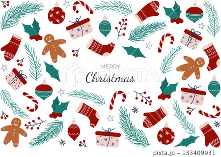 marry christmas background 133409931