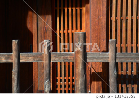 街の風景、町の風景、街角の風景、町のスケッチ、スケッチ写真、風景、スナップ写真、日本家屋、和、町並み 133415355