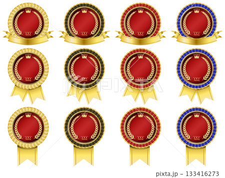 リボンと月桂樹のメダル 133416273