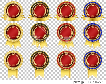 リボンと月桂樹のメダル 133416273