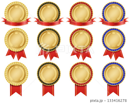 リボンと月桂樹のメダル 133416278