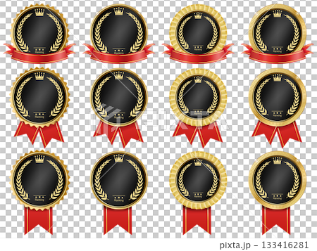 リボンと月桂樹のメダル リボンと月桂樹のメダル 133416281