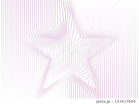 Abstract warped violet lines forming distorted star shape, tech minimal background Abstract warped violet lines forming distorted star shape, tech minimal background 133417604