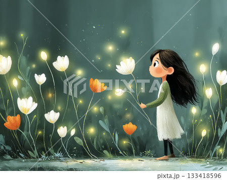 美優シリーズ:春、種をまく美優 ファンタジー調 美優シリーズ:春、種をまく美優 ファンタジー調 133418596