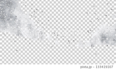 冬季雪景背景素材 - 一組照片風格的精美冬季影像背景設計素材，展現了夢幻般的雪晶和舞動的光粒子。 133419107