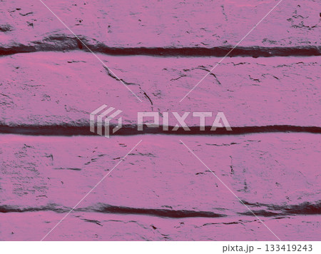 A textured pink brick wall, perfect for backgrounds and design. This image showcases a detailed view of a pink brick wall. Abstract brick pink wall. 133419243