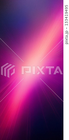 A black canvas with a distressed film overlay, accentuated by vibrant pink and magenta light leaks and lens flares 133419495