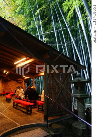 神奈川県鎌倉市の報国寺の休耕庵の風景 神奈川県鎌倉市の報国寺の休耕庵の風景 133419651