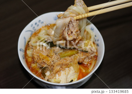 美味しいキムチ鍋 133419685