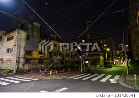 月島三丁目　再開発予定地　夜景（2022年3月） 133420541