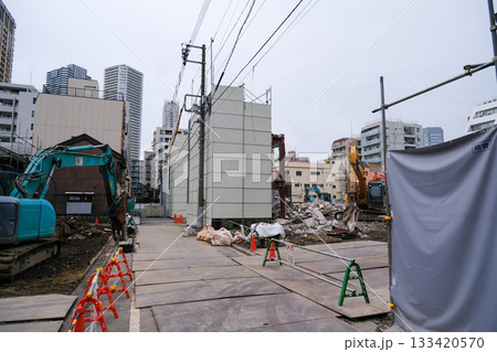 月島三丁目 再開発 2022年8月 月島三丁目 再開発 2022年8月 133420570