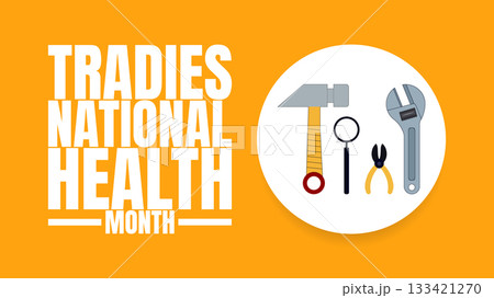 Tradies National Health Month Designs, Tools, Safety and Wellness Graphics Tradies National Health Month Designs, Tools, Safety and Wellness Graphics 133421270
