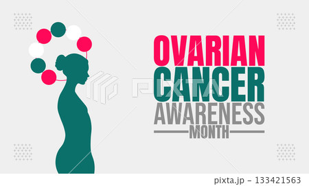 Ovarian Cancer Awareness Month design templet unique style Ovarian Cancer Awareness Month design templet unique style 133421563