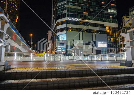 渋谷　工事　夜景　2022年7月 133421724